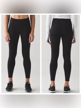 lululemon Fast and Free 7/8 Tights Black